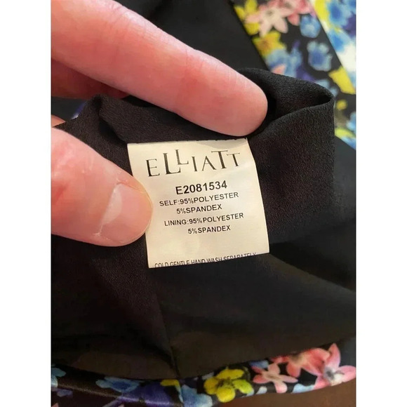 Elliatt NWT Botanic Shift Dress Sold Out On Revolve Mini Dress Florals Medium - Picture 14 of 15